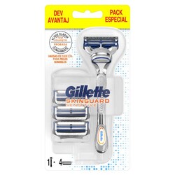 Gillette Skinguard Tıraş Makinesi + 4'lü Yedek Tıraş Bıçağı - Thumbnail