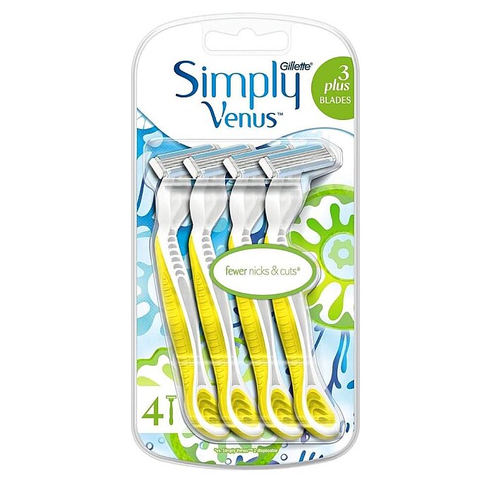 Gillette Venus 3 Kullan At Tıraş Bıçağı 4'lü - 1