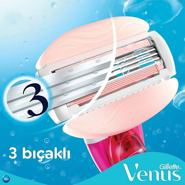 Gillette Venüs Comfortglide Spa Breeze Tıraş Makinesi + Yedek Tıraş Bıçağı 4'lü - 5