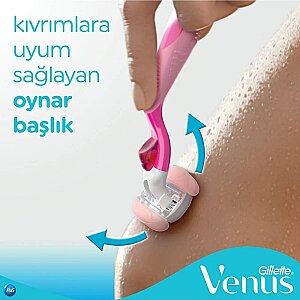 Gillette Venüs Comfortglide Spa Breeze Tıraş Makinesi + Yedek Tıraş Bıçağı 4'lü - 6