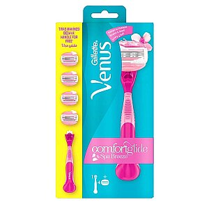 Gillette Venüs Comfortglide Spa Breeze Tıraş Makinesi + Yedek Tıraş Bıçağı 4'lü - Gillette