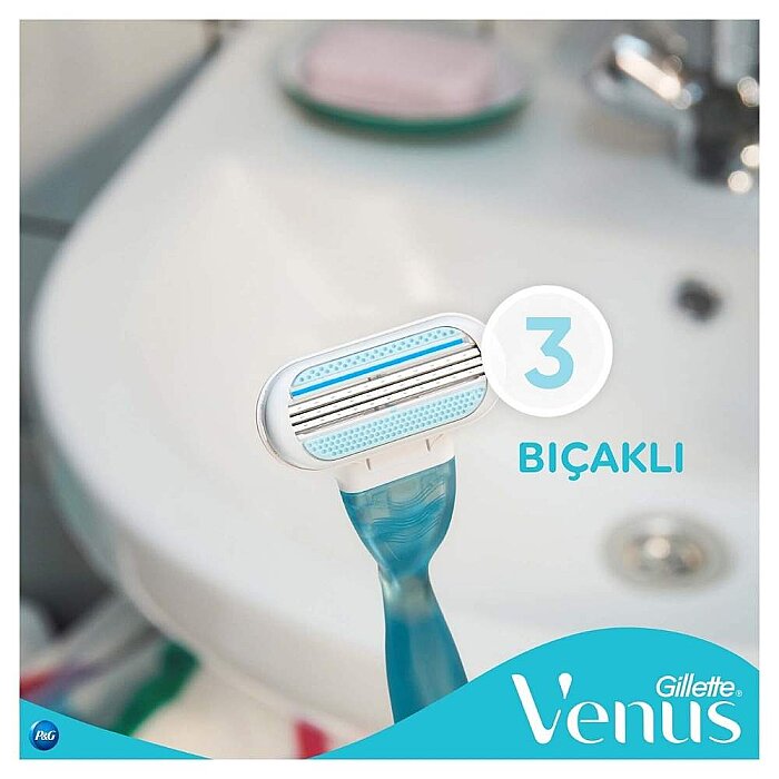 Gillette Venus Smooth Kadın Tıraş Makinesi Yedekli - 3
