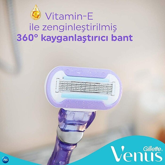 Gillette Venus Swirl Extra Smooth Kadın Tıraş Makinesi Yedekli - 3