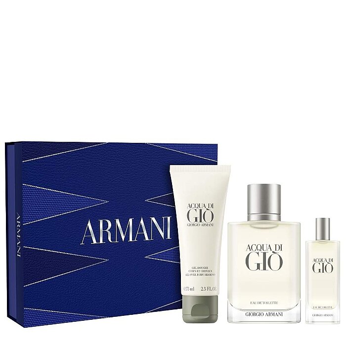 Giorgio Armani Acqua Di Gio Erkek Parfüm Edt 100 Ml+Shower Gel 75 Ml+Edt 15 Ml Set - 1