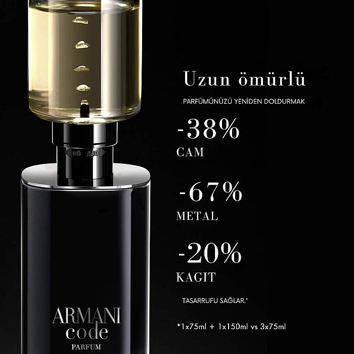 Giorgio Armani Code Le Parfum Erkek Parfüm 150 Ml Refill - 5