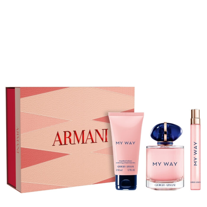 Giorgio Armani My Way Kadın Parfüm Edp 90 Ml + Edp 10 Ml Body Lotion 50 Ml Set - 1