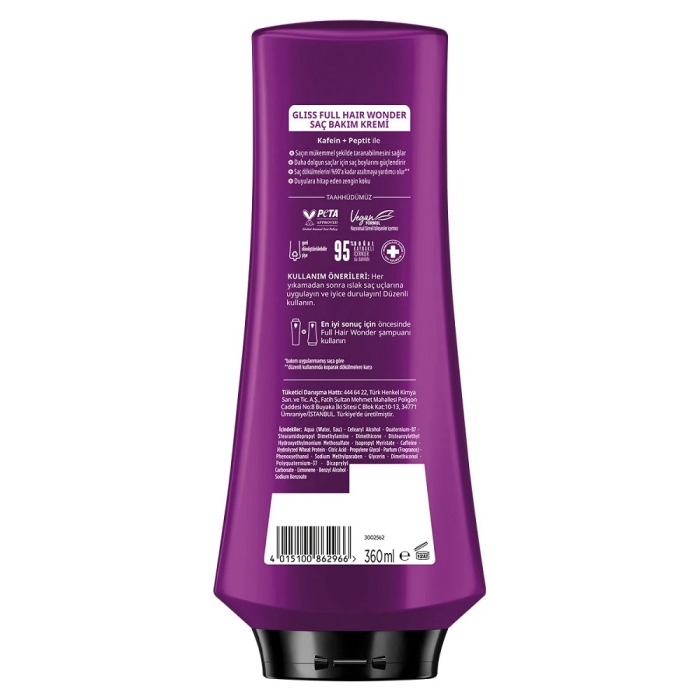 Gliss Full Hair Wonder Saç Kremi 360 Ml - 2