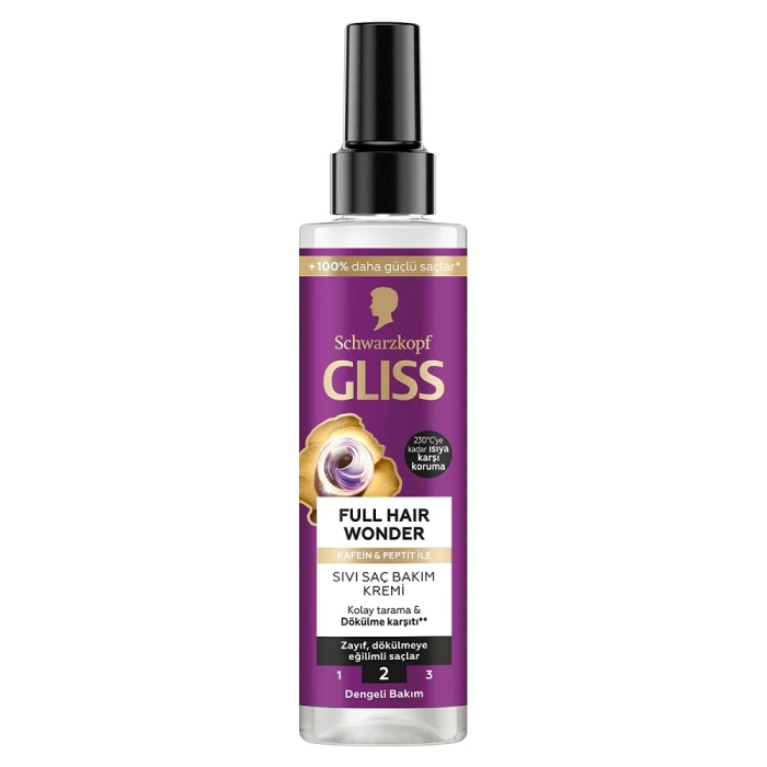 Gliss Full Hair Wonder Sıvı Saç Kremi 200 Ml - 1
