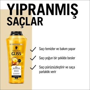 Gliss Oil Nutrive Şampuan 400 Ml - Thumbnail