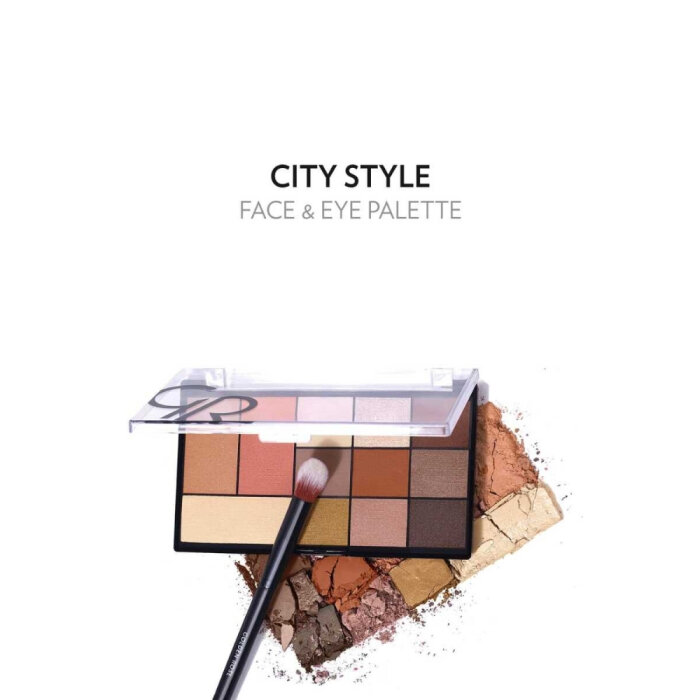 Golden Rose City Style Face&Eye Palette 01 Warm - 3