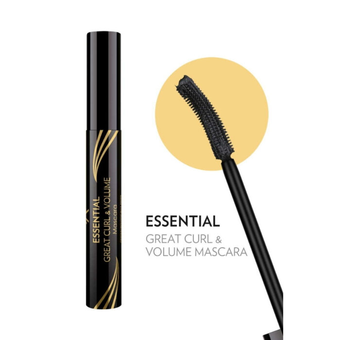 Golden Rose Essential Great Curl&Volume Mascara Black - 4