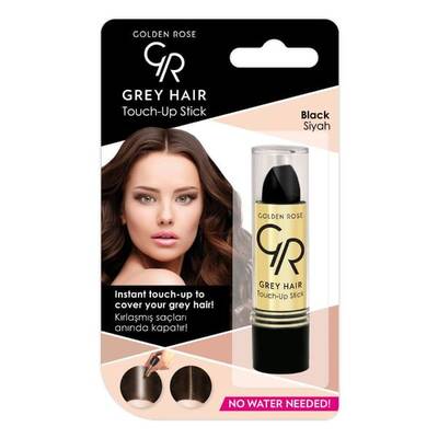 Golden Rose Gray Hair Beyaz Kapatıcı Saç Ruju 01 Black - 1