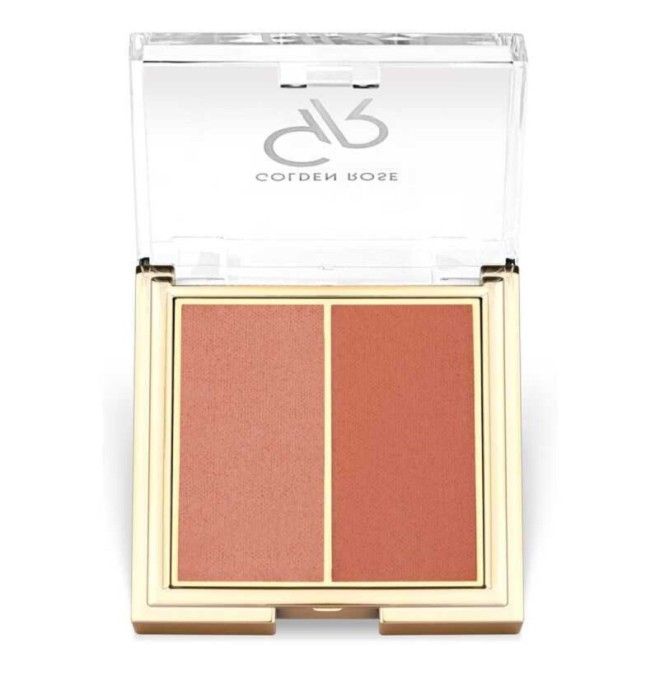 Golden Rose Iconic Blush Duo No:02 Peachy Coral