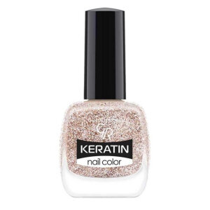 Golden Rose Keratin Nail Color Glitter No:404 