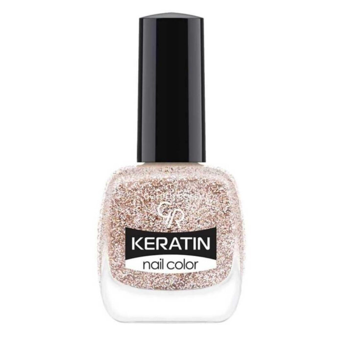 Golden Rose Keratin Nail Color Glitter No:404 - 1