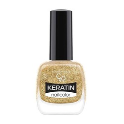 Golden Rose Keratin Nail Color Glitter No:406 - Thumbnail