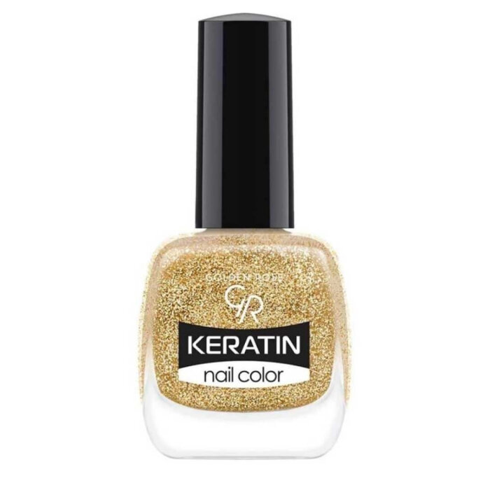 Golden Rose Keratin Nail Color Glitter No:406 - 1