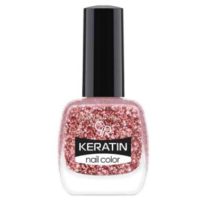 Golden Rose Keratin Nail Color Glitter No:408 
