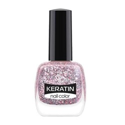 Golden Rose Keratin Nail Color Glitter No:410 