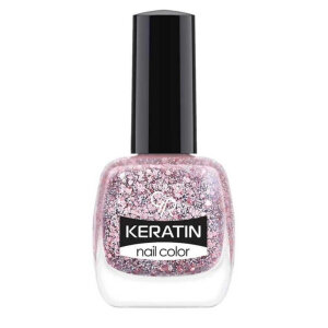 Golden Rose Keratin Nail Color Glitter No:410 