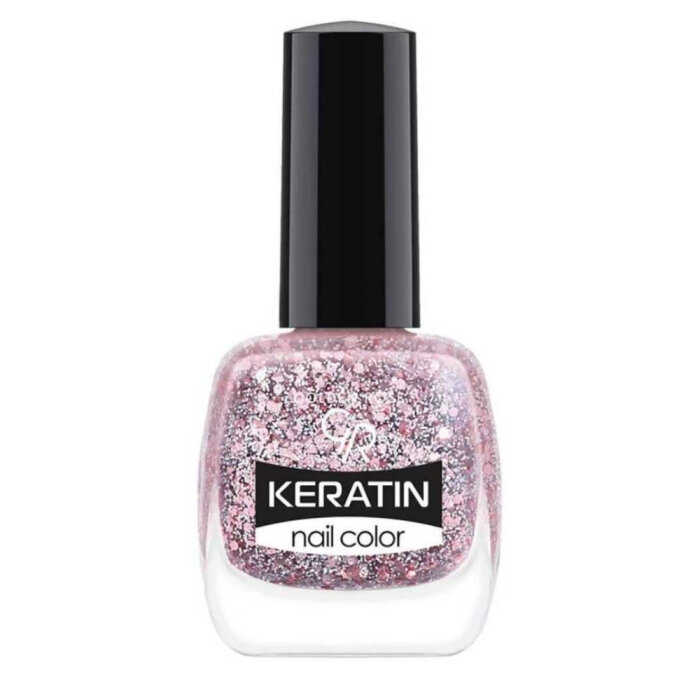 Golden Rose Keratin Nail Color Glitter No:410 - 1