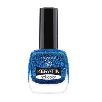 Golden Rose Keratin Nail Color Glitter No:413