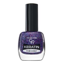Golden Rose Keratin Nail Color Glitter No:414 