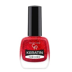 Golden Rose Keratin Nail Color Glitter No:415 