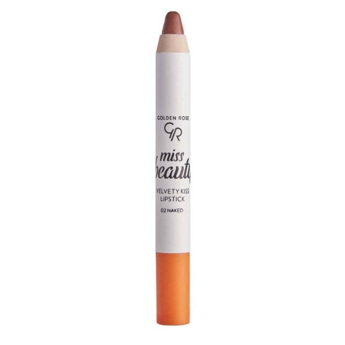 Golden Rose Miss Beauty Velvety Kiss Lipstick 02 Naked - 1