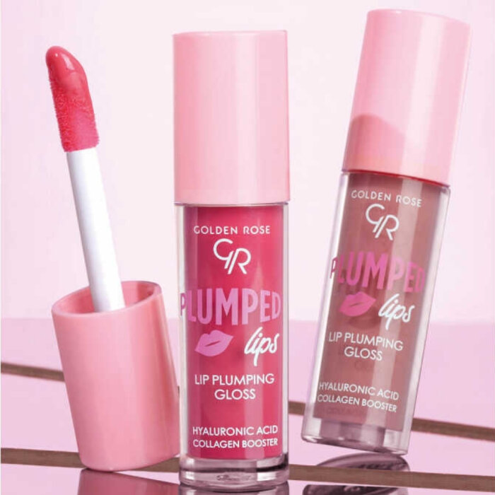 Golden Rose Plumped Lips Lip Plumping Gloss 210 - 4