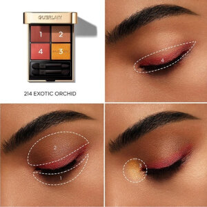 Guerlain Ombres G Eyeshadow X4 214 Exotic Orchid - 3