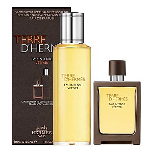Hermes Terre D'Hermes Eau Intense Vetiver Erkek Parfüm Edp 30 Ml + 125 Ml Refill Set - Hermes