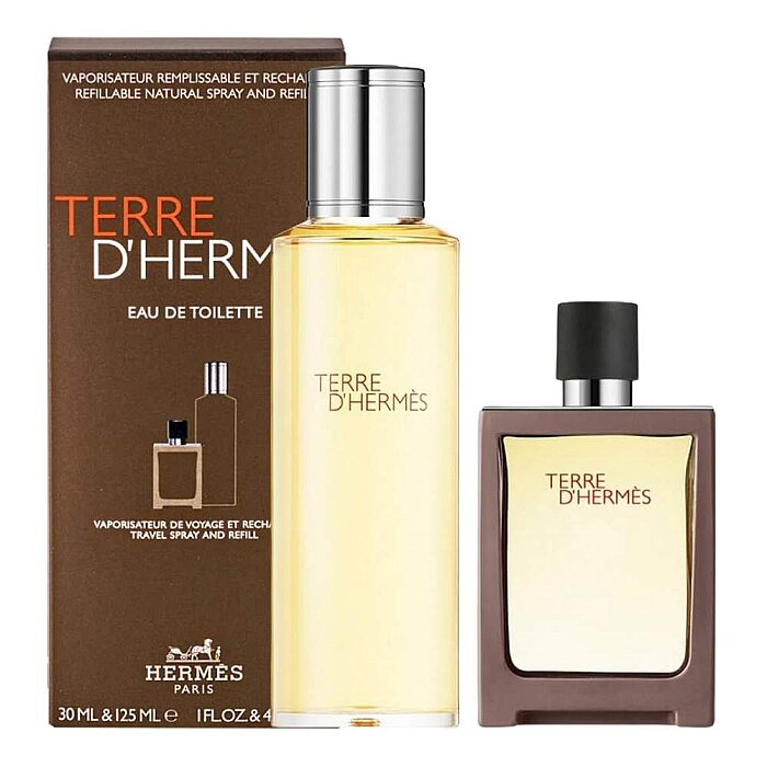 Hermes Terre D'Hermes Erkek Parfüm Edt 30 Ml + Edt Refill 125 Ml Set - 1
