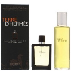 Hermes Terre D'Hermes Pure Erkek Parfüm Edp 30 Ml + Edp Refill 125 Ml Set - Thumbnail