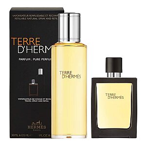 Hermes Terre D'Hermes Pure Erkek Parfüm Edp 30 Ml + Edp Refill 125 Ml Set - Hermes