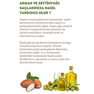 Hunca Care Zeytinyağı&Argan Şampuan 485 Ml - 2