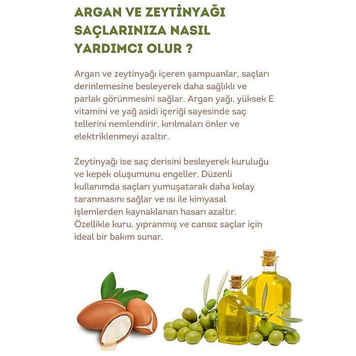 Hunca Care Zeytinyağı&Argan Şampuan 485 Ml - 2