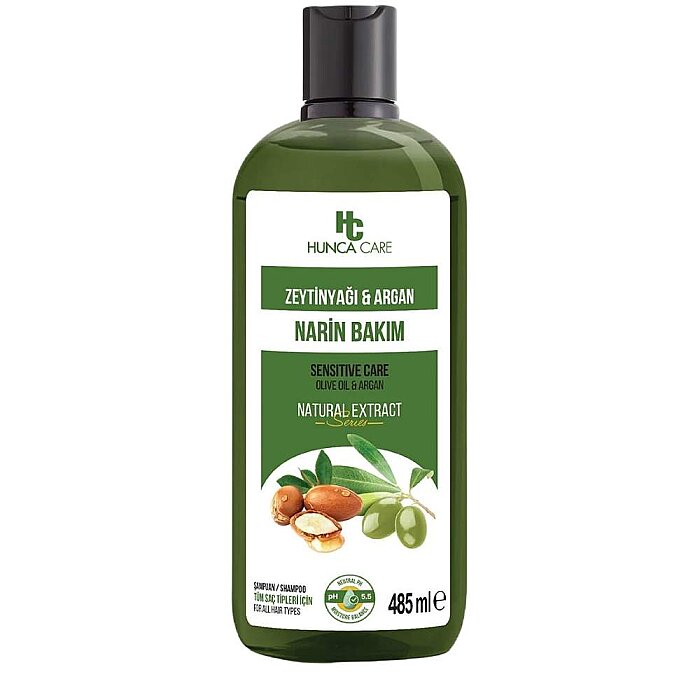 Hunca Care Zeytinyağı&Argan Şampuan 485 Ml - 1