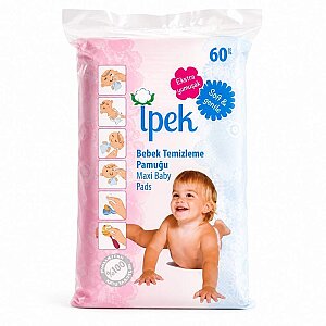 İpek Bebek Maxi Temizleme Pedi 60'lı - Ipek