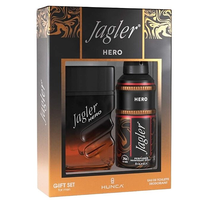 Jagler Men Hero Erkek Parfüm Edt 90 Ml + Deo 150 Ml Set - 1