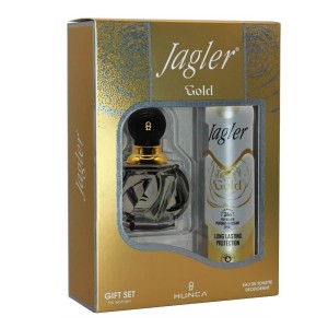 Jagler - Jagler Women Gold Kadın Parfüm Edt 60 Ml + Deo 150 Ml Set