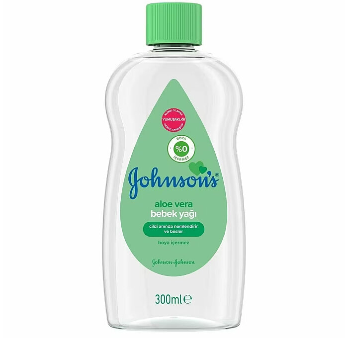 Johnson's Baby Nemlendirici Bebek Yağı Aloe Vera 300 Ml - 1