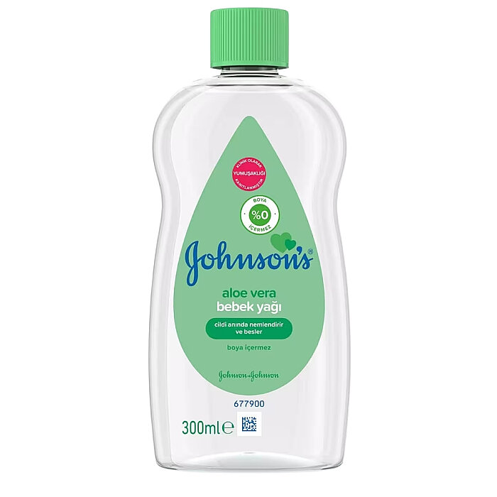 Johnson's Baby Nemlendirici Bebek Yağı Aloe Vera 300 Ml - 1