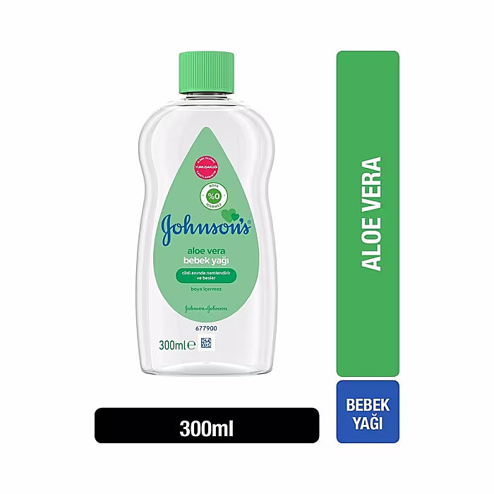 Johnson's Baby Nemlendirici Bebek Yağı Aloe Vera 300 Ml - 2