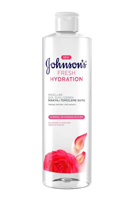 Johnsons Fresh Hydration Makyaj Temizleme Suyu Gül Özlü 400 Ml