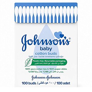 Johnson's Baby Kulak Temizleme Çubuğu 100'lü - Johnson's Baby