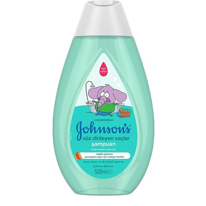 Johnson's Söz Dinleyen Saçlar Bebek Şampuanı 500 Ml - 1