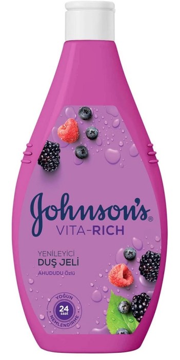 Johnsons Vita-Rich Duş Jeli Ahududu Özlü Yenileyici 400 Ml