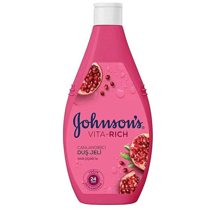 Johnsons Vita-Rich Duş Jeli Nar Çiçeği Canlandırıcı 400 Ml - 1