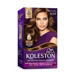 Koleston - Koleston Kit Saç Boyası 5 37 Kışkırtıcı Kahve
